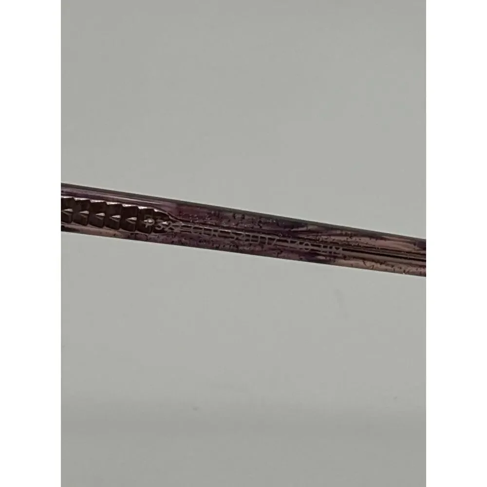 Phoebe P322 Clear Purple Eyeglasses 54-17-140 Square Women's Frames Vintage